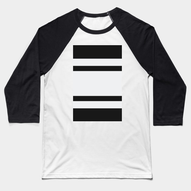 Newcastle United Varsity Retro Black & White Home Baseball T-Shirt by Culture-Factory